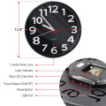 2-in-1 Spy Camera Hidden Wall Clock Cameras 1080P HD WiFi Camera Clock DVR for Home Security